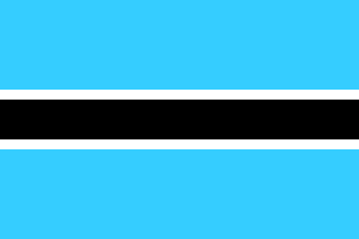 Nacionalinės vėliavos, Botsvana