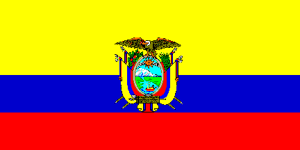 Nacionalinės vėliavos, Ekvadoras