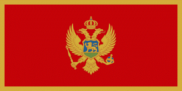 Nacionalinės vėliavos, Juodkalnija