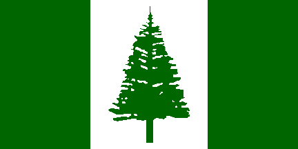 Nacionalinės vėliavos, Norfolkas
