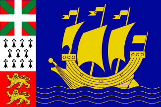 Nacionalinės vėliavos, Sent Pjeras ir Mikelonas