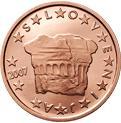 2 cents (other side, country Slovenia) 0.02