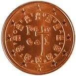 2 cents (other side, country Portugal) 0.02