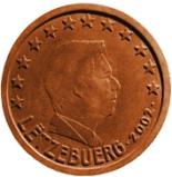 5 cents (other side, country Luxemburg) 0.05