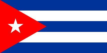 Nacionalinės vėliavos, Kuba