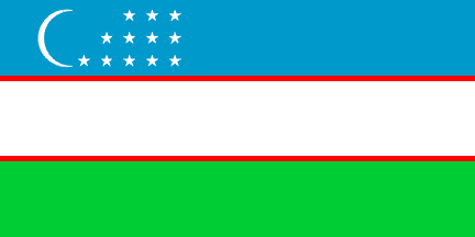 Nacionalinės vėliavos, Uzbėkija